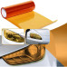 Folie Protectie Faruri / Stopuri Auto - Orange (Pret/M Liniar) - 034