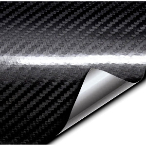 Folie Colantare Auto Carbon 5D Lacuit Negru (3M X 1,52M)