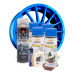 Kit Complet Reparatie Si Vopsire Jante Culoare Albastru Fluorescent, V4