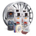 Kit Complet Reparatie Si Vopsire Jante Culoare Crom Metalic, V4