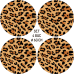 Set 4 Folii Imprimate Outdoor Cu Ecosolvent, Autoadezive, Pentru Decorarea Jantelor Auto, Dimetru 60 Cm, Model Fjt-12