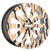 Set 4 Folii Imprimate Outdoor Cu Ecosolvent, Autoadezive, Pentru Decorarea Jantelor Auto, Dimetru 60 Cm, Model Fjt-14