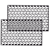 Set 2 Folii Autoadezive Decupate Pentru Decorarea Stopurilor Auto, Dimensiune 2 X 48 X 30Cm, Culoare Negru Mat, Model Honeycomb Triangle