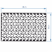 Set 2 Folii Autoadezive Decupate Pentru Decorarea Stopurilor Auto, Dimensiune 2 X 48 X 30Cm, Culoare Negru Mat, Model Honeycomb Triangle