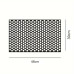 Set 2 Folii Autoadezive Decupate Pentru Decorarea Stopurilor Auto, Dimensiune 2 X 48 X 30Cm, Culoare Negru Mat, Model Honeycomb
