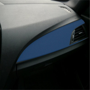 Folie Auto Colantare Trimuri, Model Catifea Albastru Navy, 100 X 45Cm