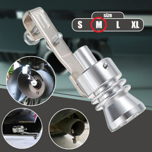 Fluier Din Aluminiu Pentru Toba Marime M, Compatibil Cu Motoare Intre 1600 - 2000 Cc