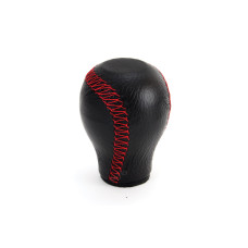 Nuca Schimbator De Viteza Din Piele Cu Cusatura Rosie