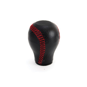 Nuca Schimbator De Viteza Din Piele Cu Cusatura Rosie