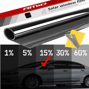 Folie Fumurie Pentru Geamuri Dark Black 0.5 X 3M (15%)