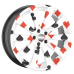 Set 4 Folii Imprimate Outdoor Cu Ecosolvent, Autoadezive, Pentru Decorarea Jantelor Auto, Dimetru 60 Cm, Model Fjt-02