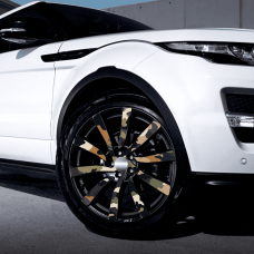 Set 4 Folii Imprimate Outdoor Cu Ecosolvent, Autoadezive, Pentru Decorarea Jantelor Auto, Dimetru 60 Cm, Model Fjt-10