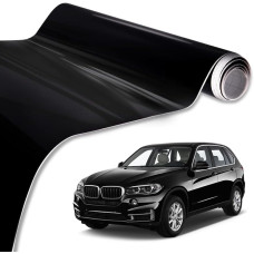 Folie Auto Pentru Colantare Integrala, Termoplastica, Cu Tehnologie "Bubble Free", Culoare Negru, Finisaj Lucios, Dimensiune 3,0M X 1,52M