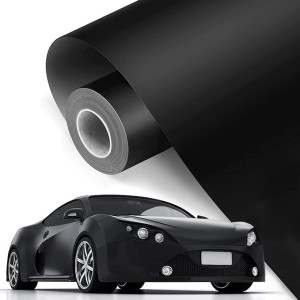 Folie Auto Pentru Colantare Integrala, Termoplastica, Cu Tehnologie "Bubble Free", Culoare Negru, Finisaj Mat, Dimensiune 3,0M X 1,52M