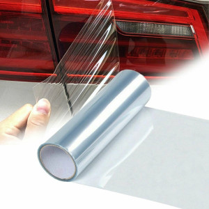 Folie Protectie Faruri / Stopuri Auto - Transparent (Pret/M Liniar)