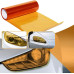 Folie Protectie Faruri / Stopuri Auto - Orange (Pret/M Liniar) - 034