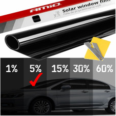 Folie Fumurie Pentru Geamuri Super Dark Black 0.5 X 3M (5%)