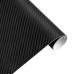 Folie Colantare Auto Carbon 3D Negru, 3,0M X 1,52M