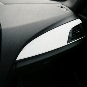 Folie Auto Colantare Trimuri, Model Piele Alba, 100 X 45Cm