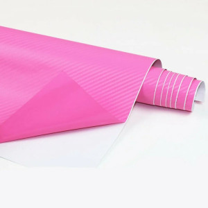 Folie Colantare Auto Carbon 3D - Culoare Roz, Dimensiune 3M X 1,27M Folie Colantare Auto Carbon 3D - Culoare Roz, Dimensiune 3M X 1,27M