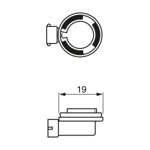 Bec 12V H11 55W Pure Light Bosch