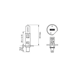 Bec 12V H1 55W Eco Bosch