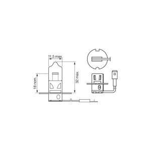 Bec 12V H3 55W Eco Bosch
