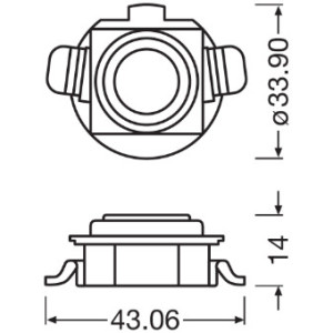 Adaptor Bec H7 Led Mercedes, Opel, Vw Osram