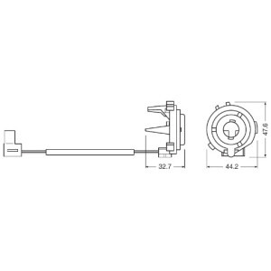 Adaptor Bec H7 Led Seat, Vw Osram