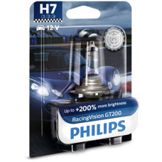 Bec Far H7 55W 12V Racing VIsion Gt200 (Blister) Philips
