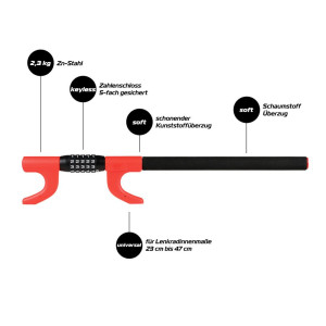 Antifurt Pentru Volan Cu Cifru