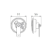 Claxon Electromagnetic 12V 5A Ton Inalt