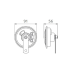 Claxon Electromagnetic 12V 5A Ton Jos