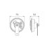 Claxon Electromagnetic 12V 3.5A Ton Jos