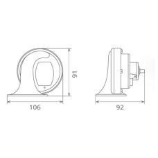 Claxon Electromagnetic 12V 6A Ton Jos