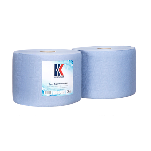 Rola Hartie Portionata Albastra 2 Straturi 22 X 36 Cm X 500 Foi (Set 2 Role)