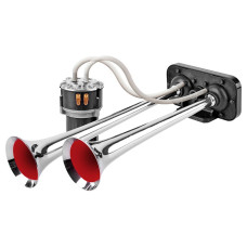 Claxon Camion Crom Cu 2 Goarne, Melodic, 24V 1A Cu Compresor