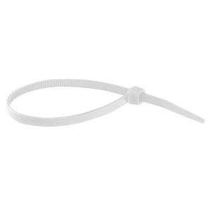Coliere Nylon Albe 3.6*140 Mm Set 100 Buc