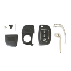 Carcasa Cheie Contact Pentru Hyundai I20 / I30, 3 Butoane, Cu Cheie