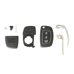 Carcasa Cheie Contact Pentru Hyundai I20 / I30, 3 Butoane, Cu Cheie