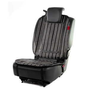 Husa Protectie Scaun Cool Confort Pro Negru / Alb