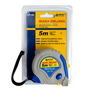 Ruleta Cauciucata Cu 3 Blocaje 5Mx19Mm Pe Bli