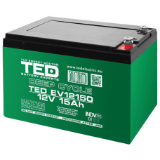 Acumulator Vehicule Electrice Deep Cycle 12V 15Ah Ted