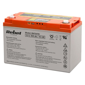 Acumulator Gel Plumb Deep Cycle Afisaj 12V 100Ah