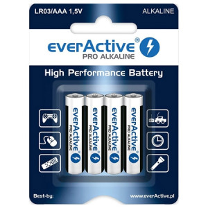 Baterie Alcalina Lr03 Blister 4 Buc Everactive