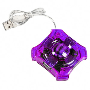 Hub 4 Port-Uri Usb 2.0 Stea Violet