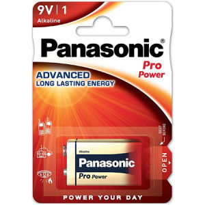 Baterie 9V Blister 1 Pro Power Panasonic