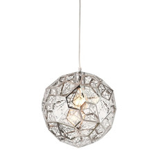 Lampa Suspendata E27 Crom Platinet Lampa Suspendata E27 Crom Platinet