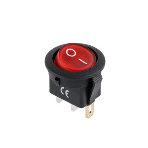 Intrerupator 12V  Rosu Irs 101
