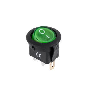 Intrerupator 12V  Verde Irs 101